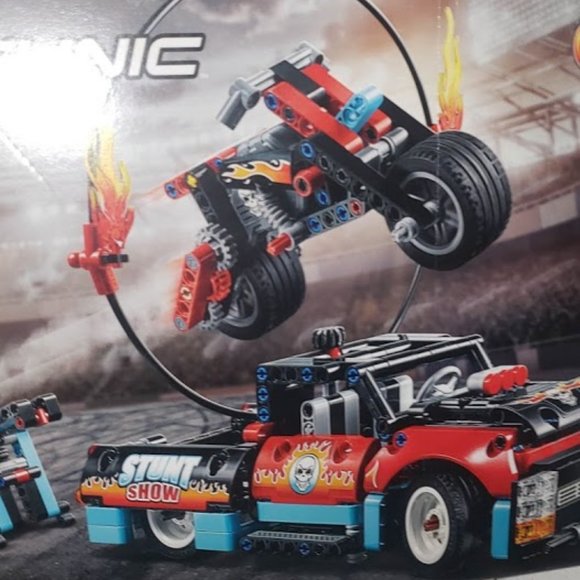 NEW SEALED LEGO Technic Stunt Show Truck Motorcycle EASTER BASKET GIFT stuffer - Picture 2 of 6